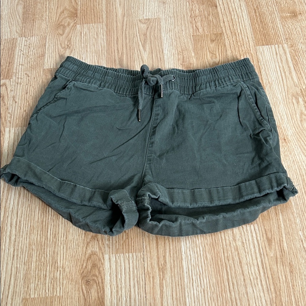 Olive Green Women's Cargo Shorts